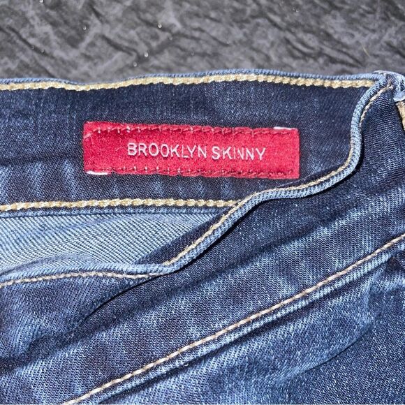 Lucky Brand Denim Dark Wash Ankle Brooklyn Skinny Jean Size 00 or 24 - Picture 5 of 5
